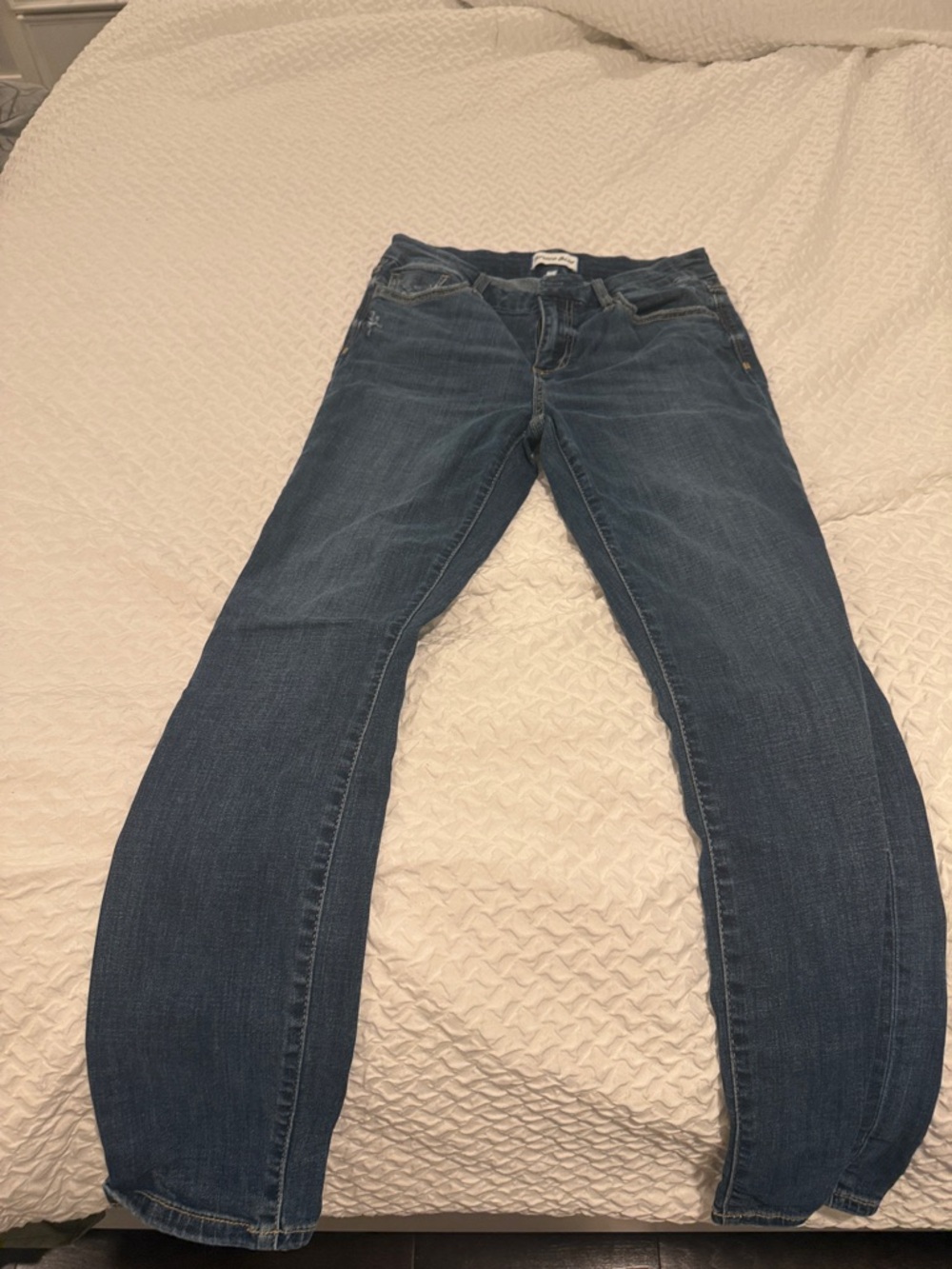 Classic Women's Straight Leg Jeans in Deep Blue